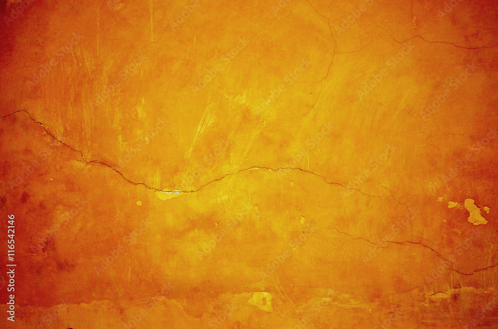 Abstract grunge background in red and yellow colors