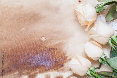 Wedding vintage romantic background