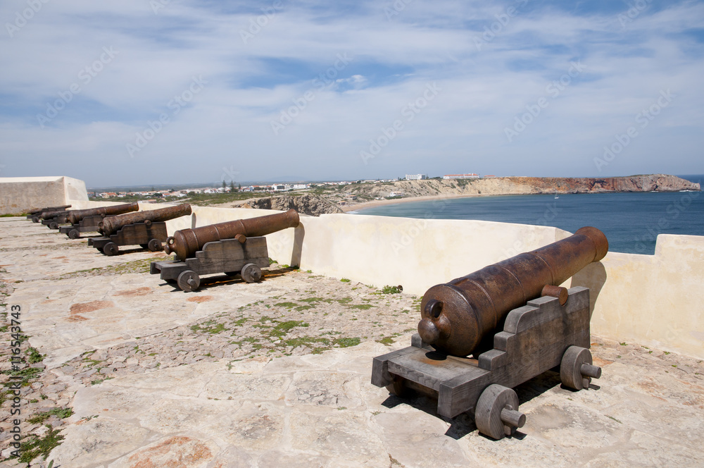Sagres Fortress Cannons - Portugal