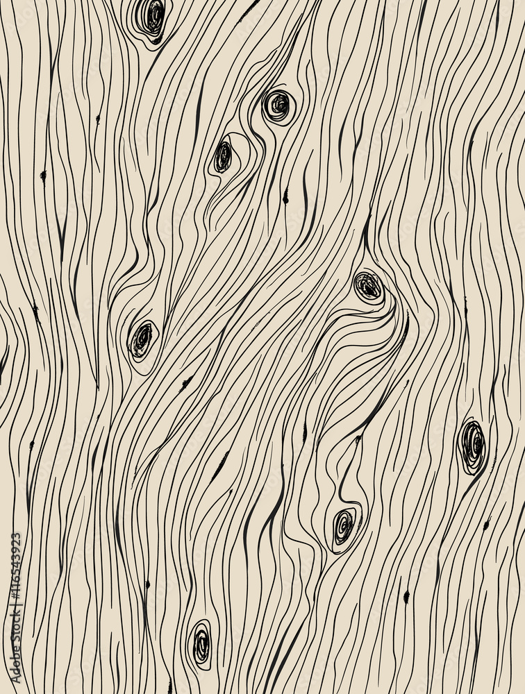Hand drawn wood texture Stock Vector | Adobe Stock