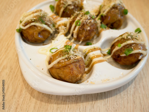 Takoyaki balls dumpling - japanese food