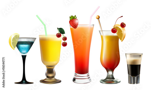 Various cocktails