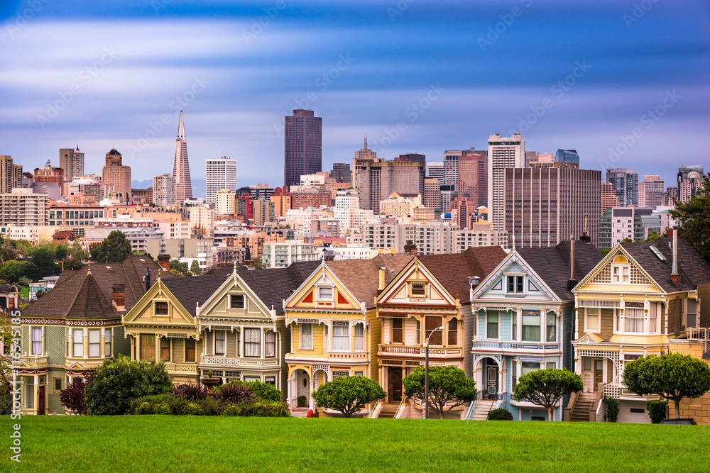 San Francisco, California Skyline Foto, Poster, Wandbilder bei EuroPosters