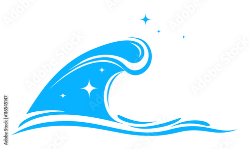 blue big wave