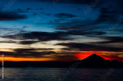 Wallpaper Mural Romantic warm sunset on a beach Torontodigital.ca