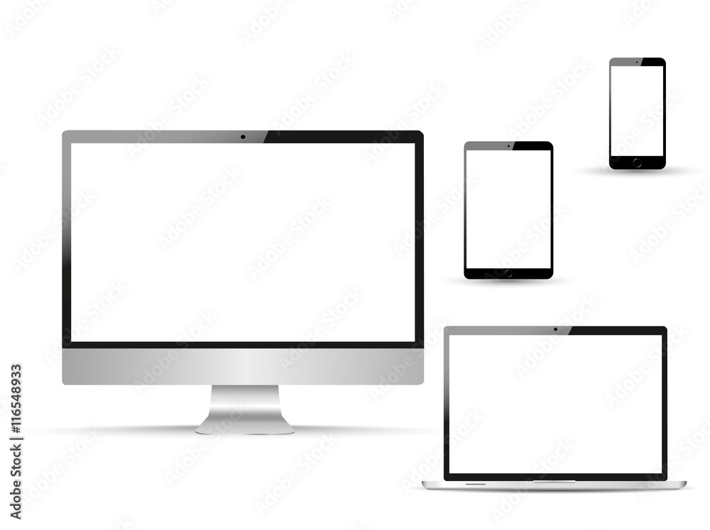 Digital devices. Laptop, tablet, monitor Digital devices. Laptop, tablet, monitor