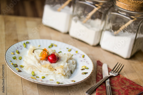 Gullac / Turkish Traditional Ramadan Dessert