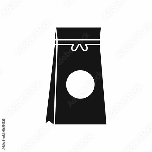 Free Download Tea packed in a paper bag icon in simple style isolated vector illustration - GFXLoad