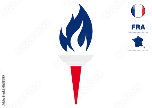 Flamme Olympique - France