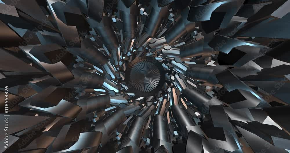 Iron transformer. Polygonal geometric surface. computer generated seamless loop abstract motion background. 4k Iron transformer. Polygonal geometric surface. computer generated seamless loop abstract motion background. 4k