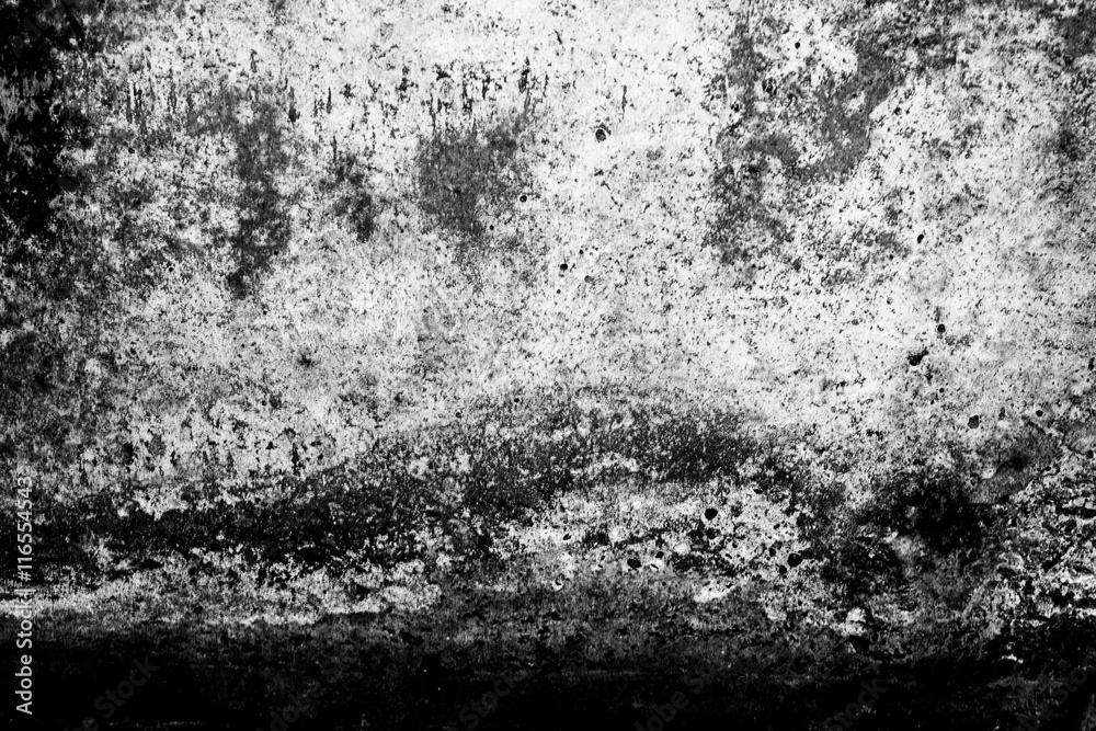 Obraz premium Black and White Abstract damaged old grunge cement background,texture,backdrop