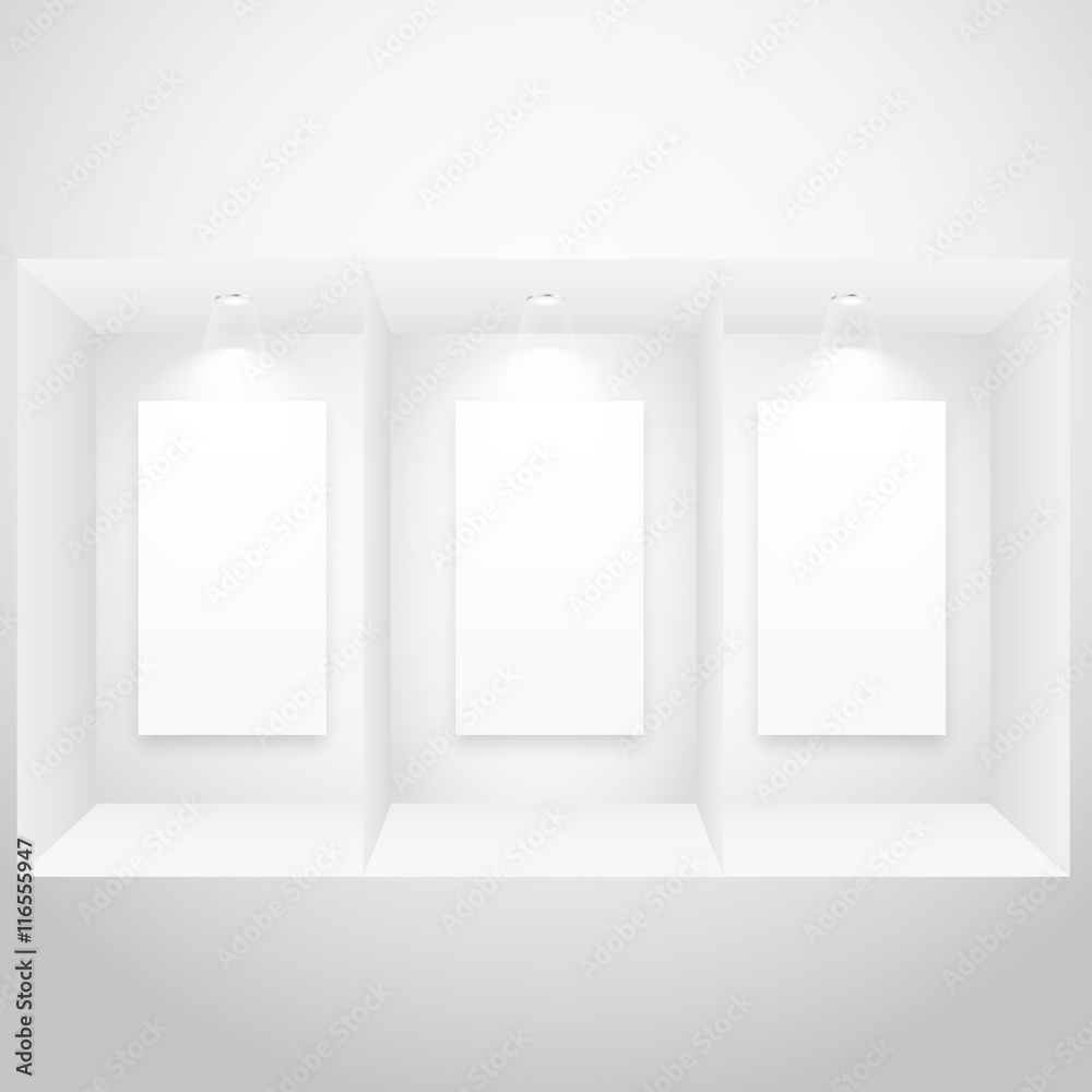 display window with picture frame display window with picture frame