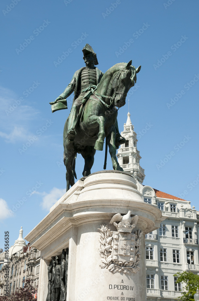 Dom Pedro IV Statue - Porto - Portugal