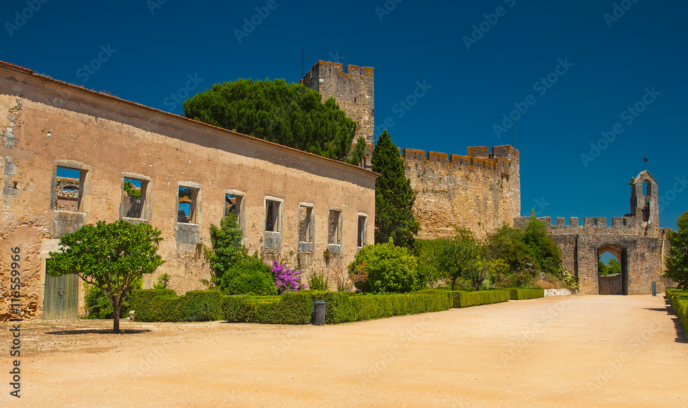 Tomar fortress and abbey in Portugal