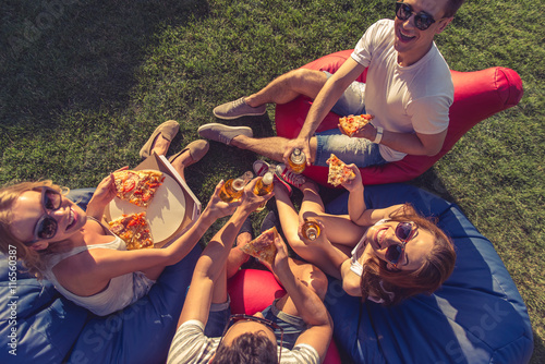 Photography Young people resting outdoors