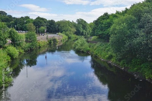 The historic town of Durham  England