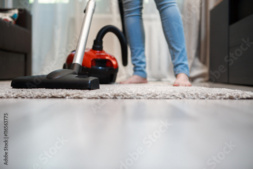 Clean floors after cleaning. Home hygiene