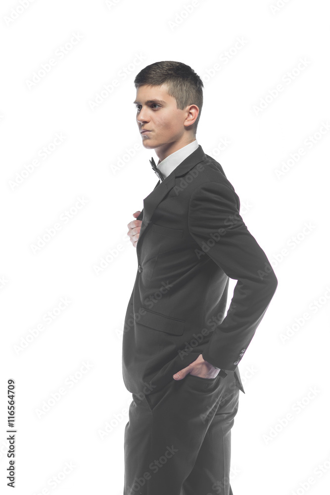 Portrait of a young businessman isolated on white background Portrait of a young businessman isolated on white background