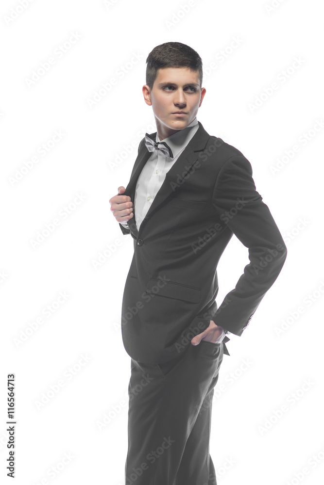 Portrait of a young businessman isolated on white background Portrait of a young businessman isolated on white background