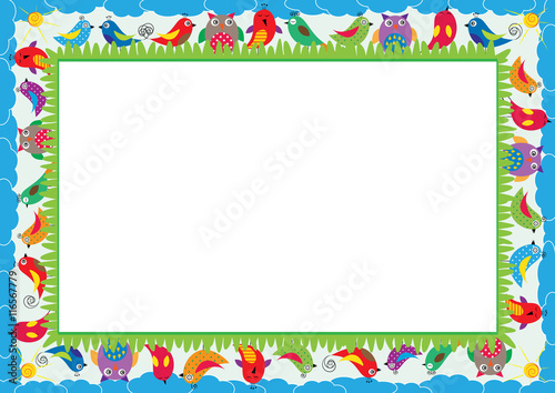 Colored frame for children
