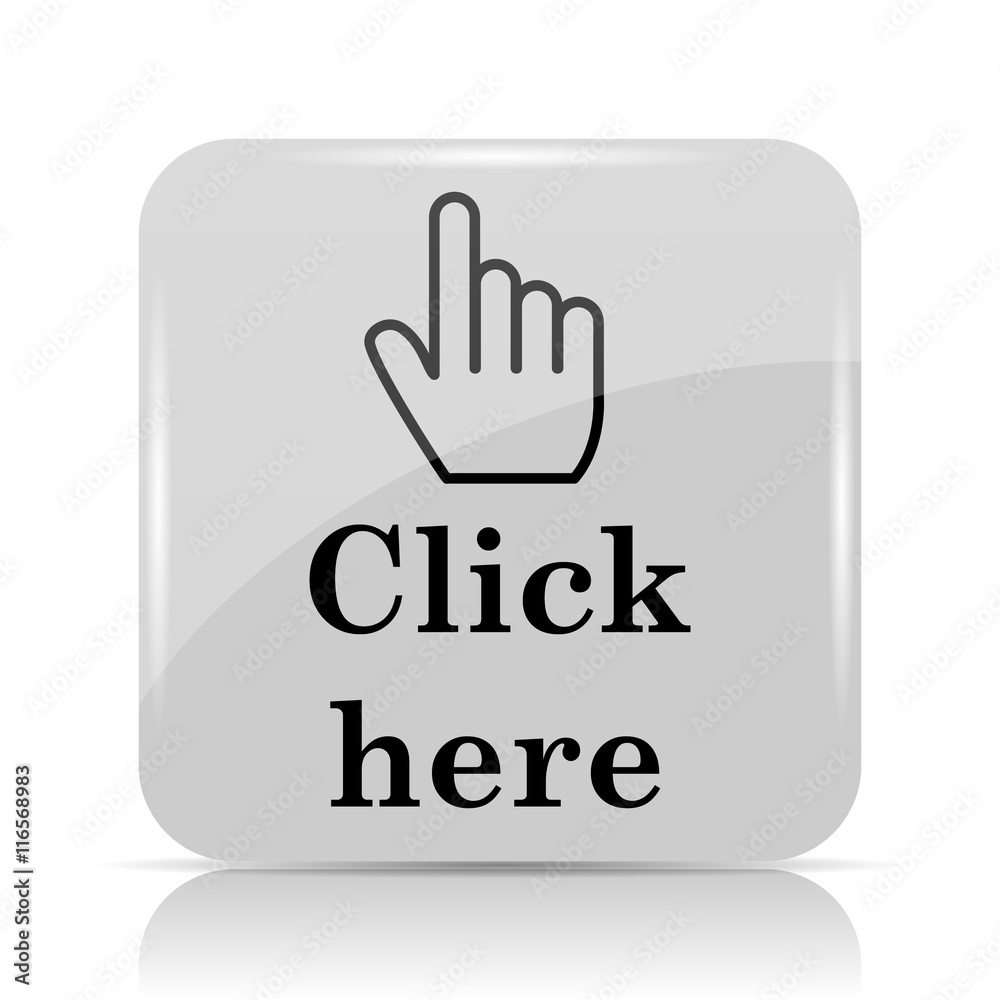 Click here icon Click here icon