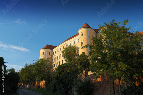 Mikulov castle in summer time