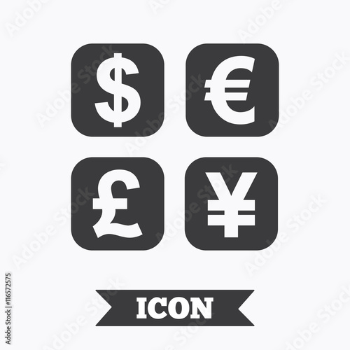 Currency exchange sign icon. Currency converter.