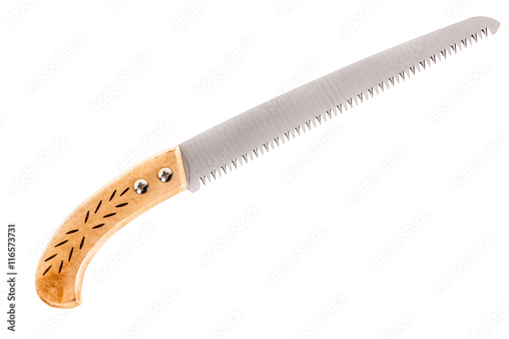 old handsaw isolated old handsaw isolated