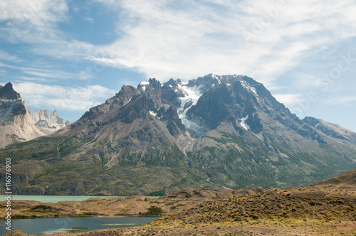Torres del Paine national park at South America  Chile