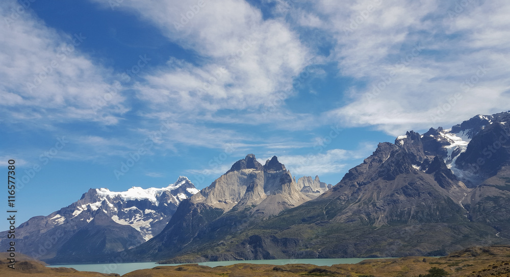 Mountain at Torres del Paine National Park Mountain at Torres del Paine National Park