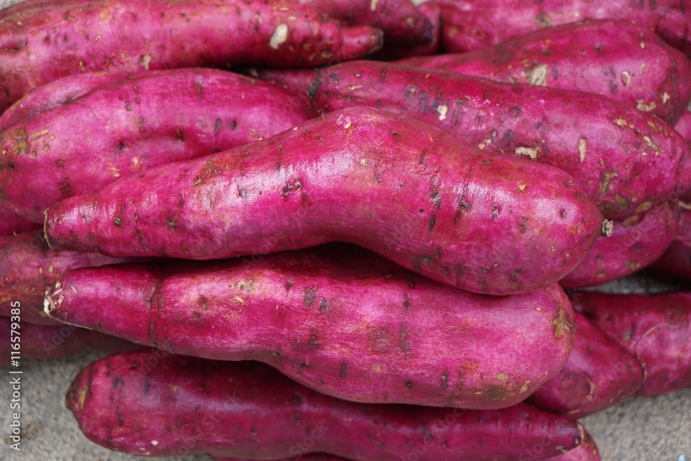 raw sweet potato