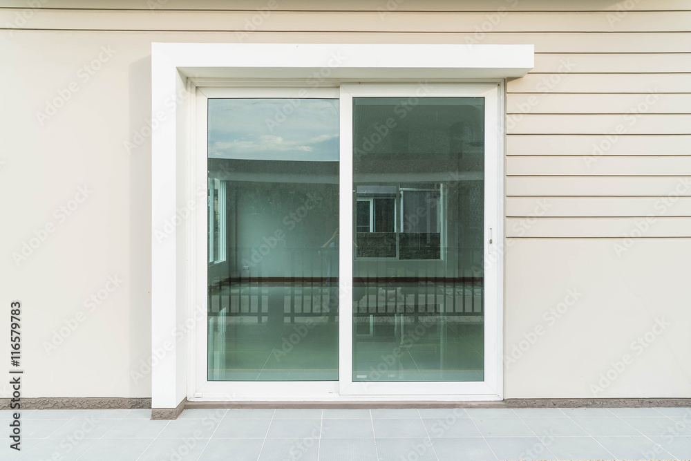 empty glass door empty glass door