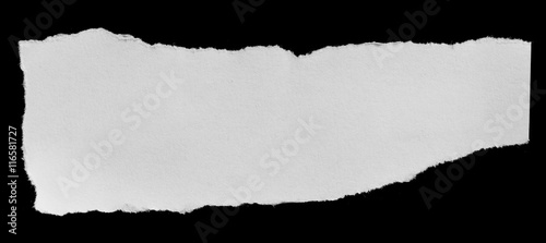 Wallpaper Mural Piece of torn paper on black. Torontodigital.ca