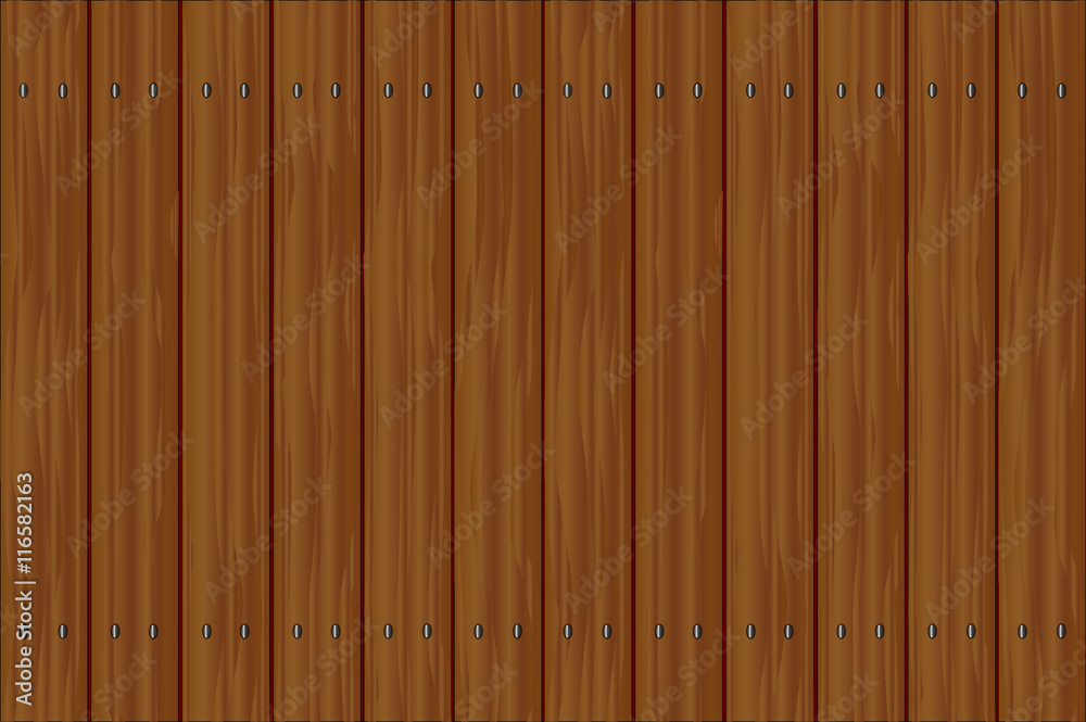 Fototapeta premium Dark Wood Fence
