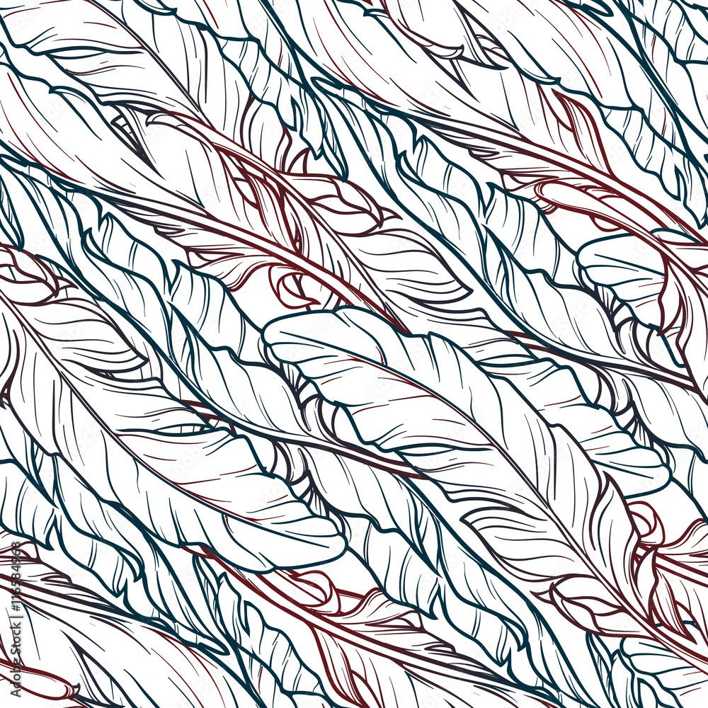Banana leaves diagonal pattern white fill color outlines Banana leaves diagonal pattern white fill color outlines