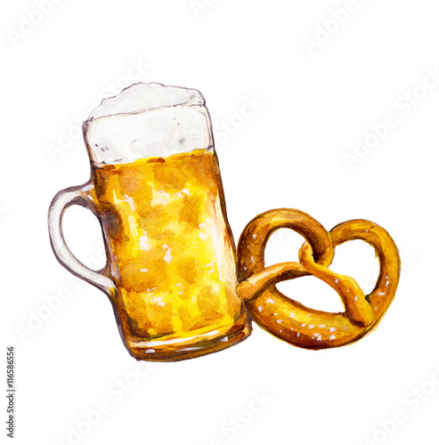 Bier und Brezel