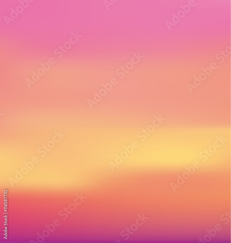 sunrise pastel pink concept background. dawn vector illustration