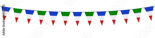 Bannière, guirlande, fanions, France, Italie