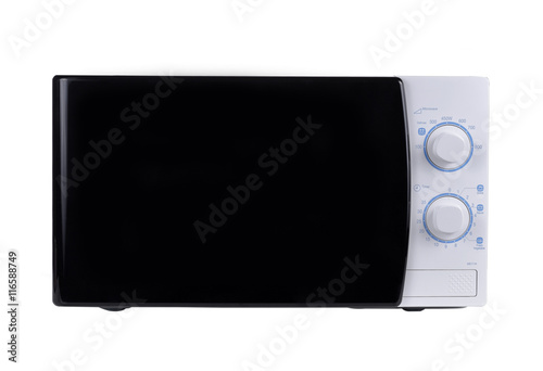 microwave  isoalted on white background