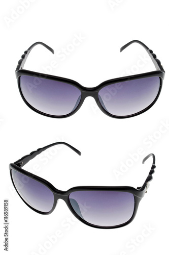 sun glasses set isolated over the white background