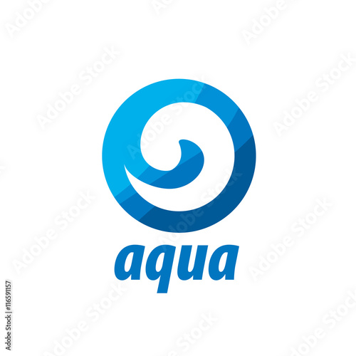 vector logo water