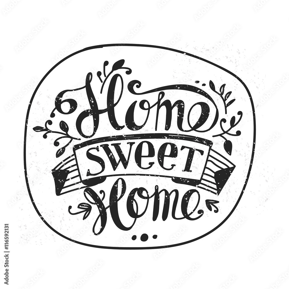 Obraz premium Home sweet home