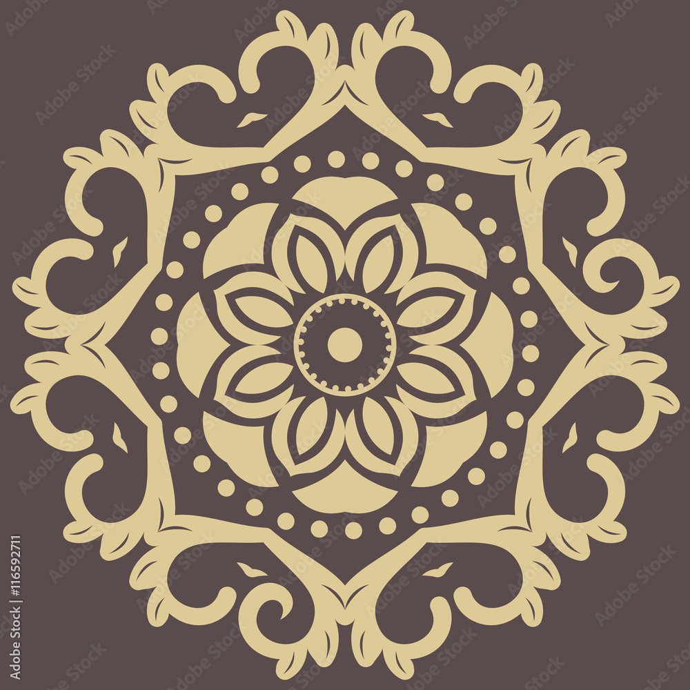 Oriental Abstract Vector Pattern Oriental Abstract Vector Pattern