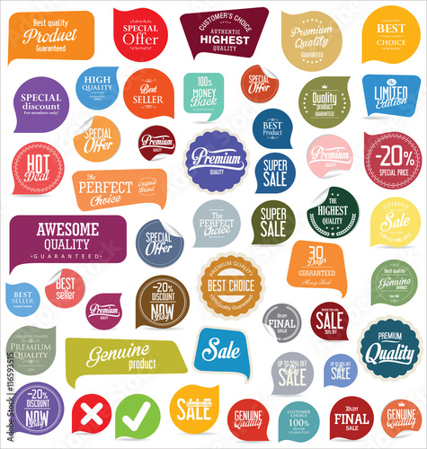 Modern badges and labels collection 