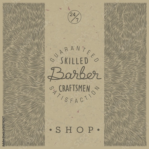 Retro template for Barber Shop