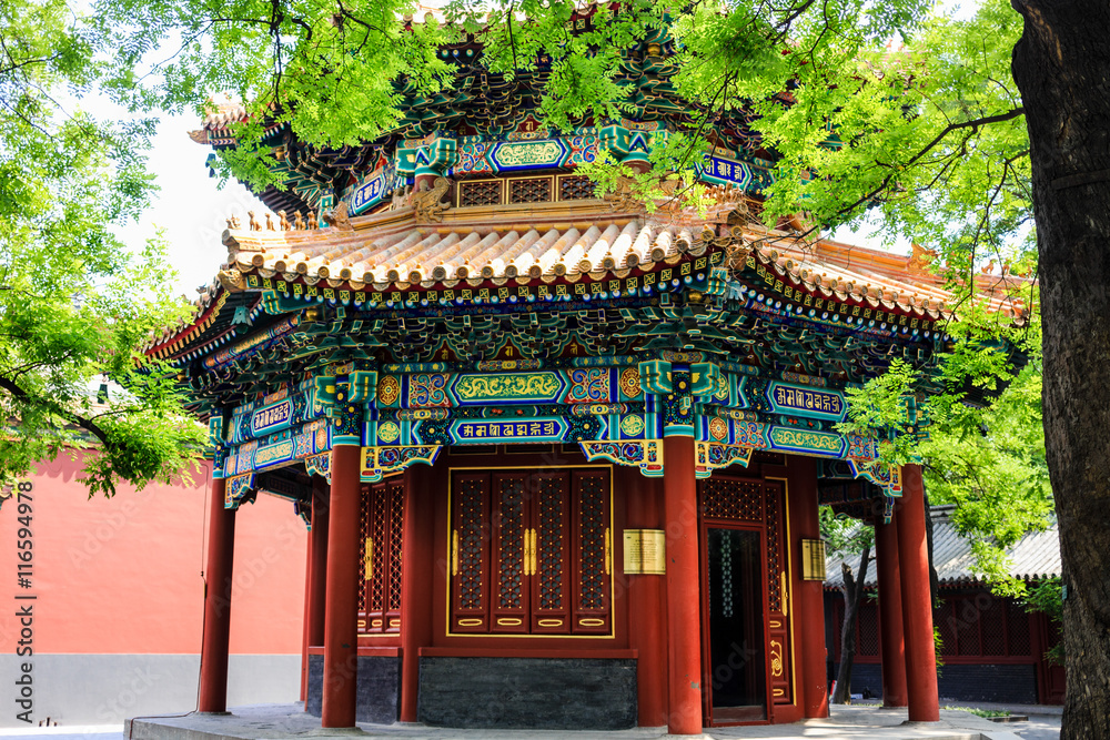 Fototapeta premium Lama temple, Beijing, China