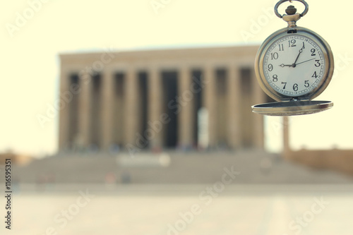 Turkey, Ankara, Ataturk's Mausoleum and time passes 09:05 photo