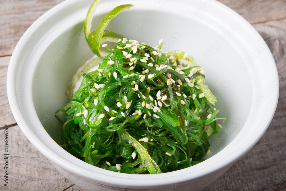 Green chuka seaweed salad Green chuka seaweed salad