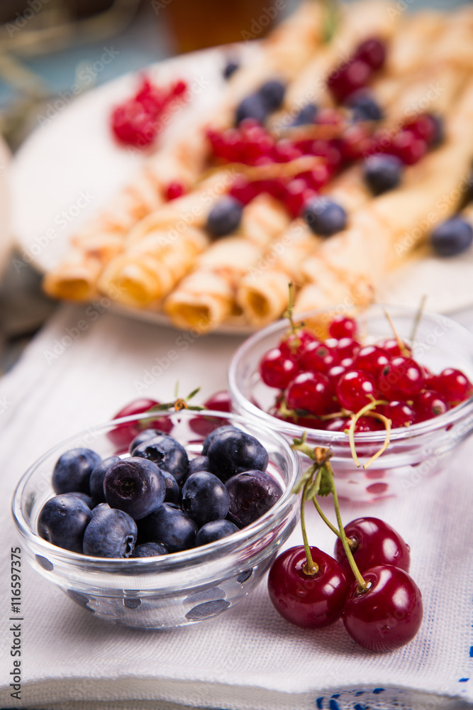 pancakes with berry pancakes with berry