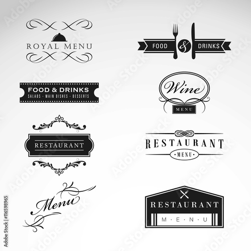 Luxury restaurant logo 